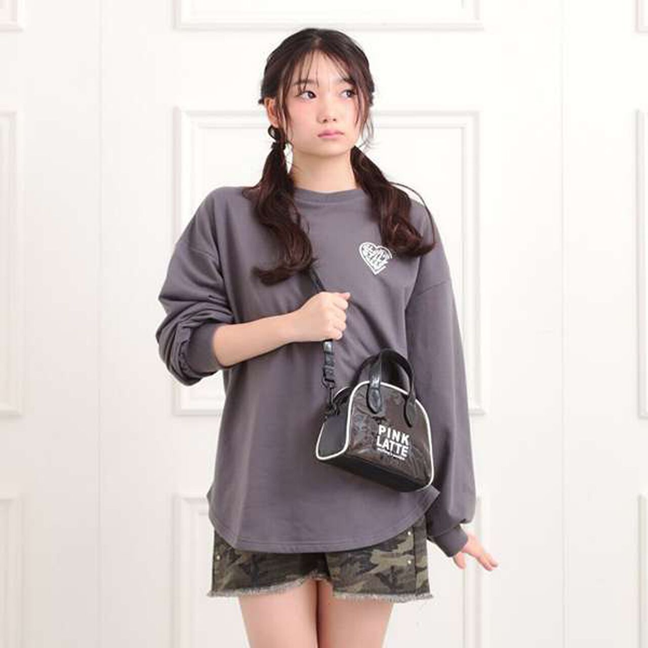 Mini Boston Bag,Black, large image number 16