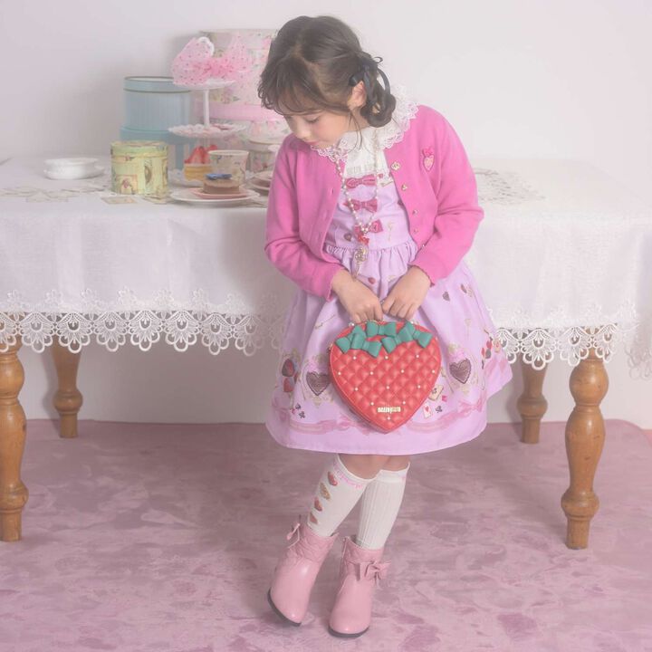 Strawberry Shoulder Bag,Red, medium image number 2