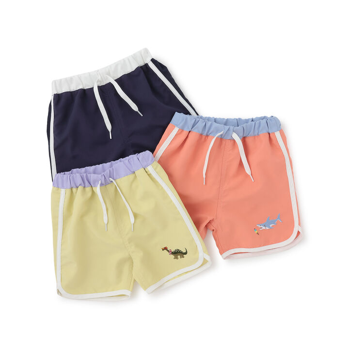 [SWIM] Embroidered Logo Swim Pants,Khaki, medium image number 13