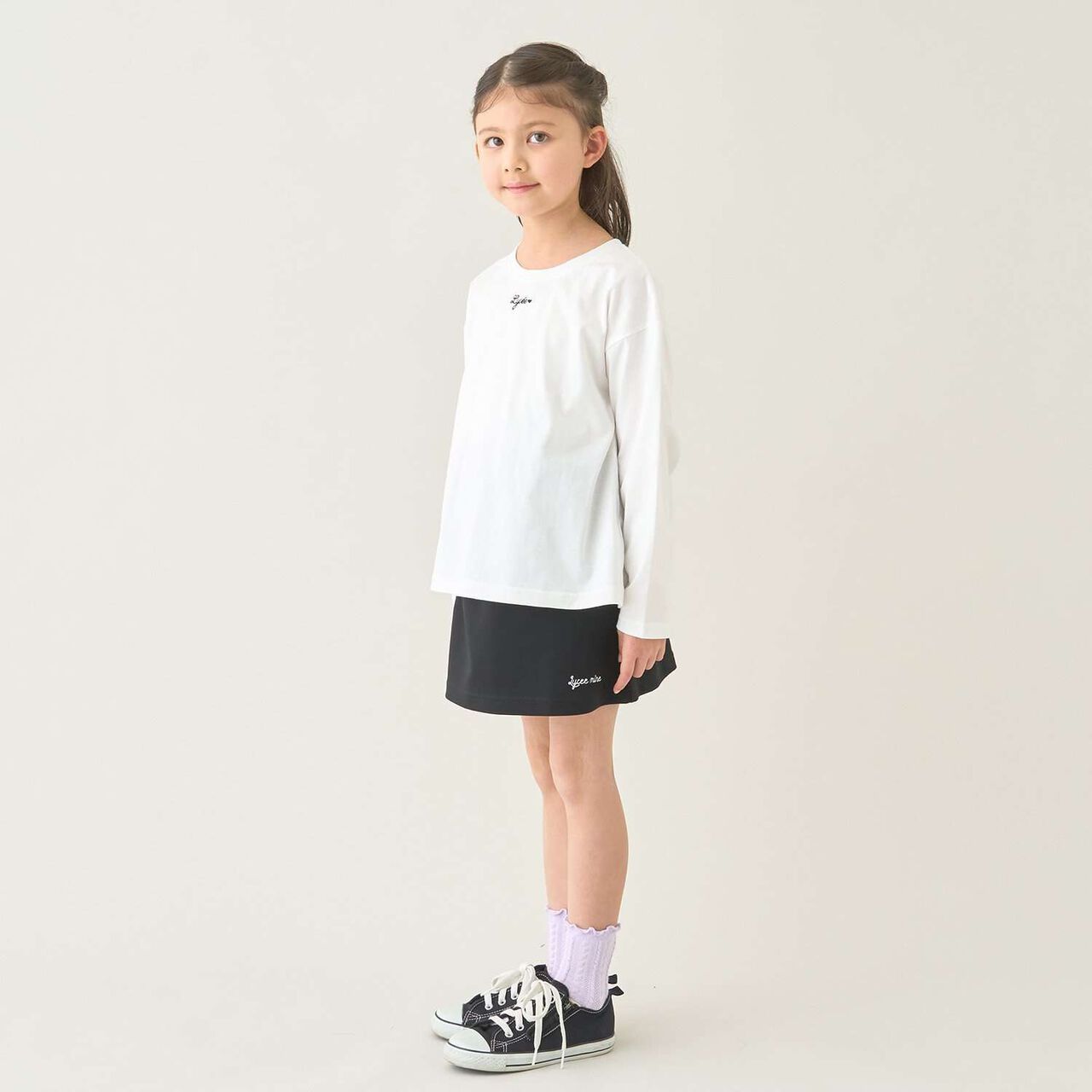 [100% Cotton] [School-Ready] A-Line T-Shirt (2-Piece Set),Sax blue, large image number 21