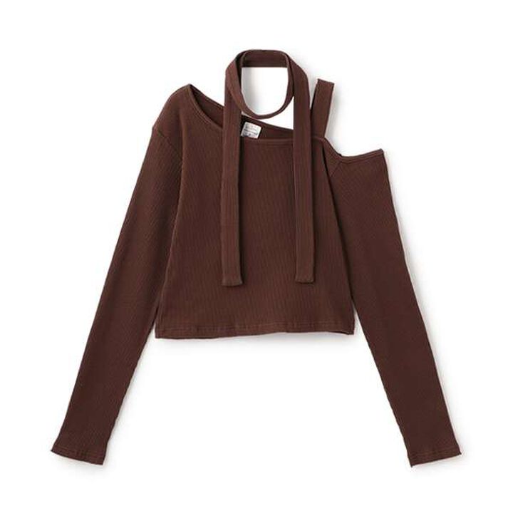 Bow Tie Long T-Shirt,Off white, medium image number 7