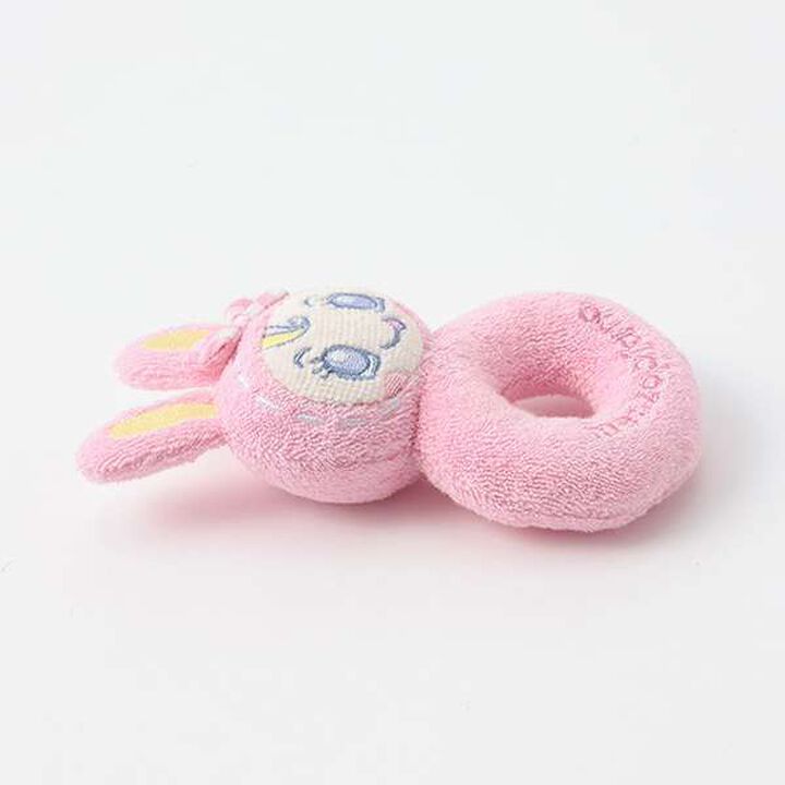 Baby Bellie Ring Rattle,Pink, medium image number 2