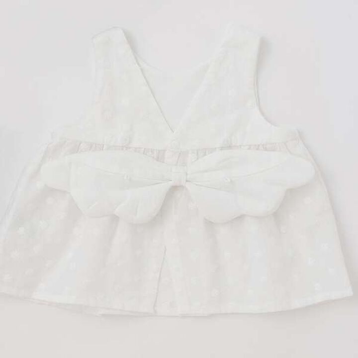 Angel Vest + Bloomers Candy Wrapping,Off white, medium image number 8
