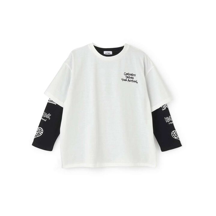 [LTXC/Quick-Dry] Loose T-Shirt Layered Set,Purple, medium image number 8