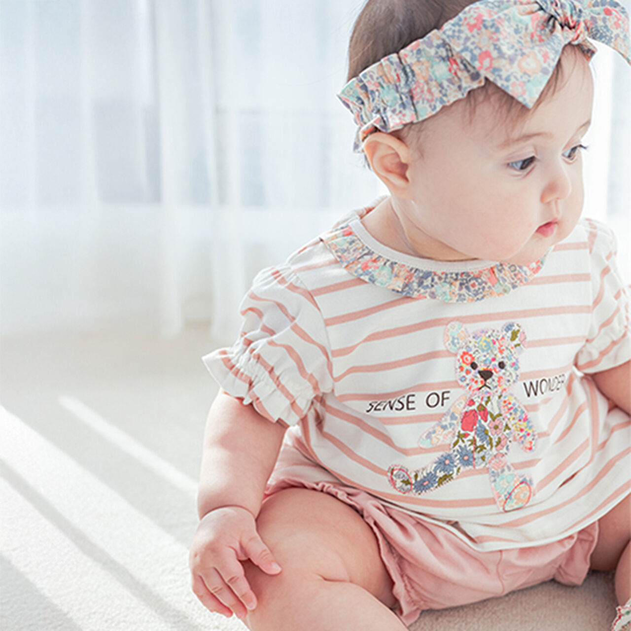 Liberty Big Ribbon Headband,Lemon yellow, large image number 6