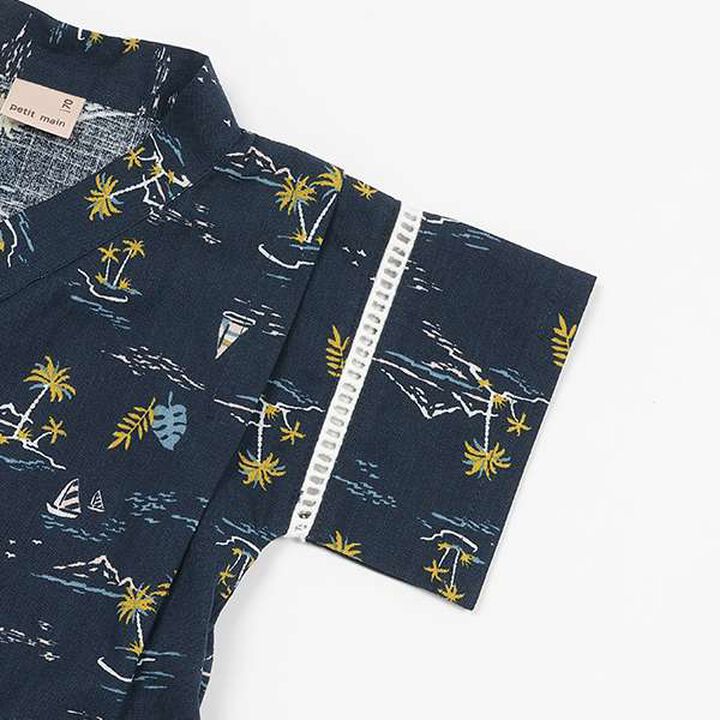 Boys' Assorted Baby Jinbei,Navy, medium image number 4