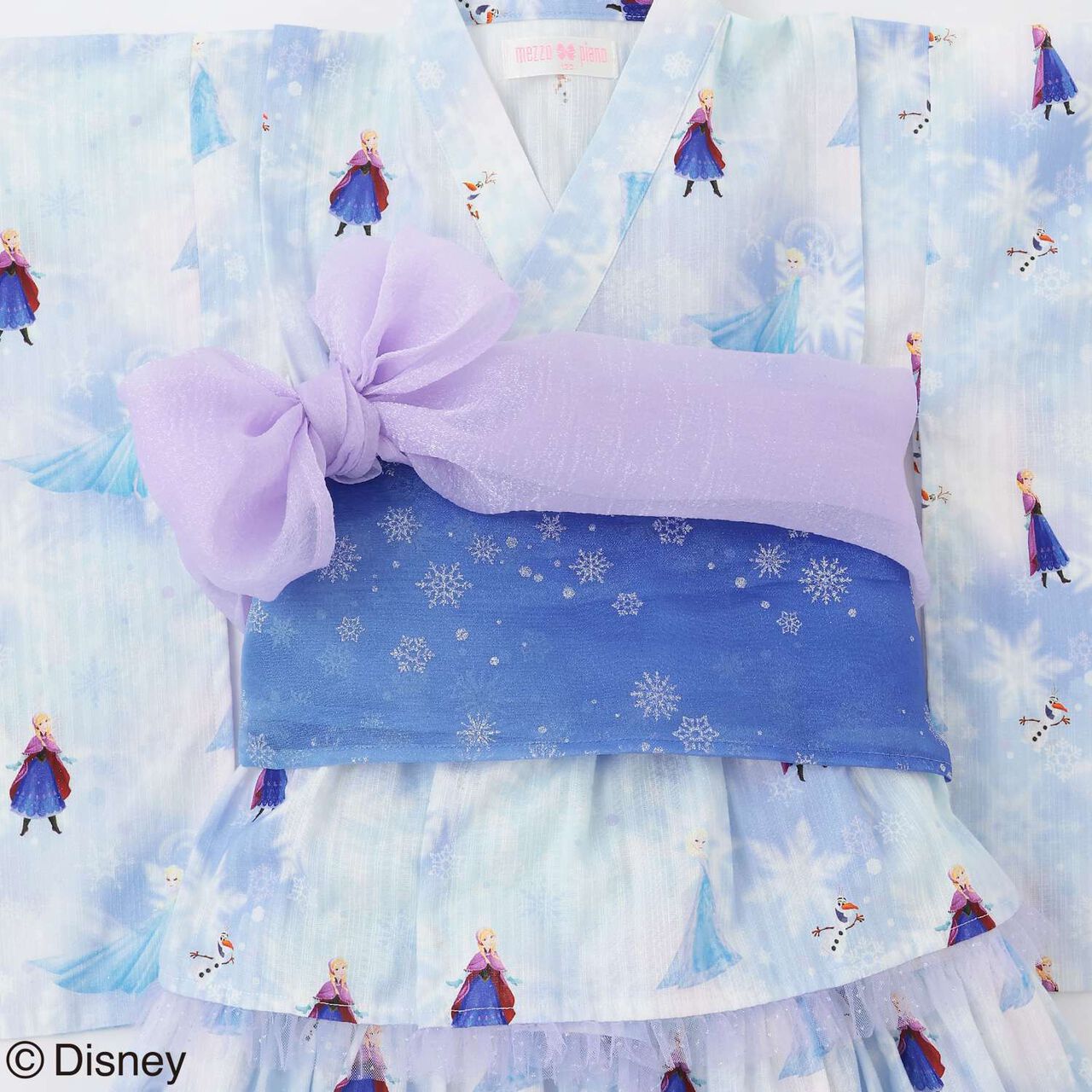 Frozen Yukata Dress [Cool Touch & Quick-Dry Absorbent],Sax blue, large image number 20