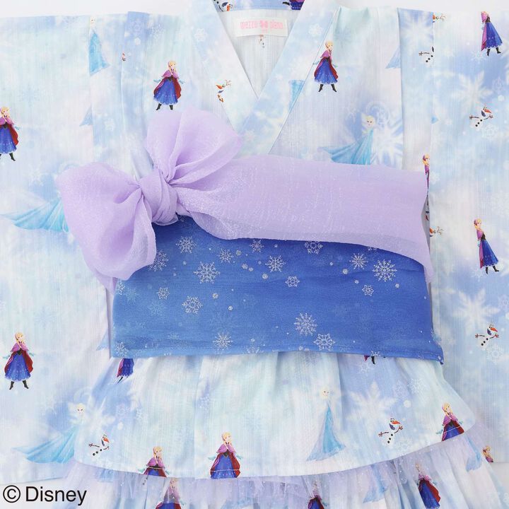 Frozen Yukata Dress [Cool Touch & Quick-Dry Absorbent],Sax blue, medium image number 20