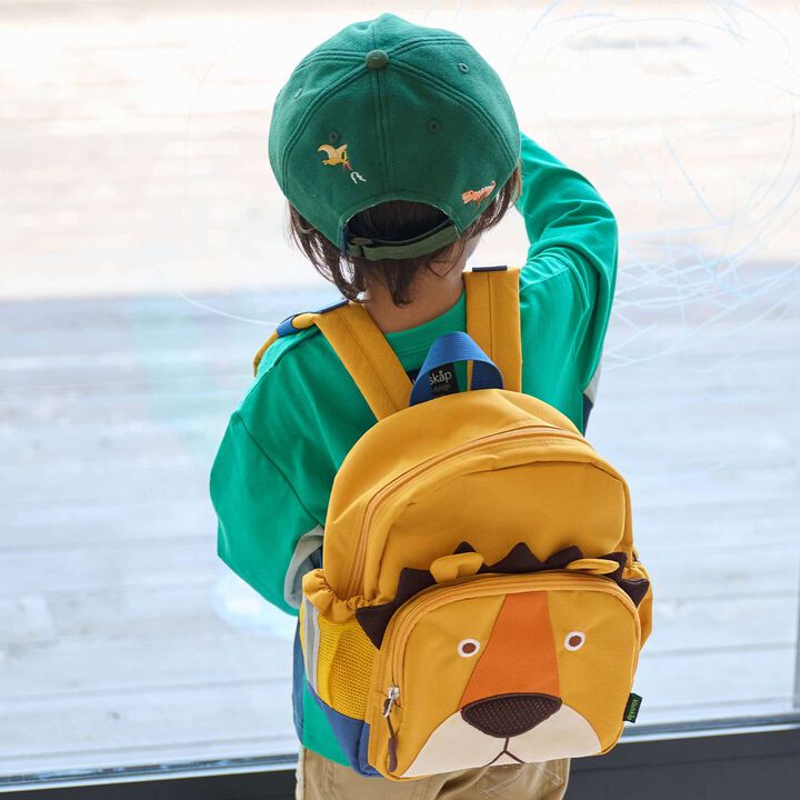 Lion/Penguin Backpack,Mustard, medium image number 0