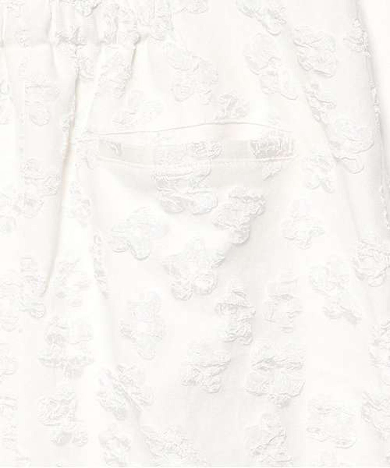 Floral Jacquard Tight Skirt,Off white, large image number 5