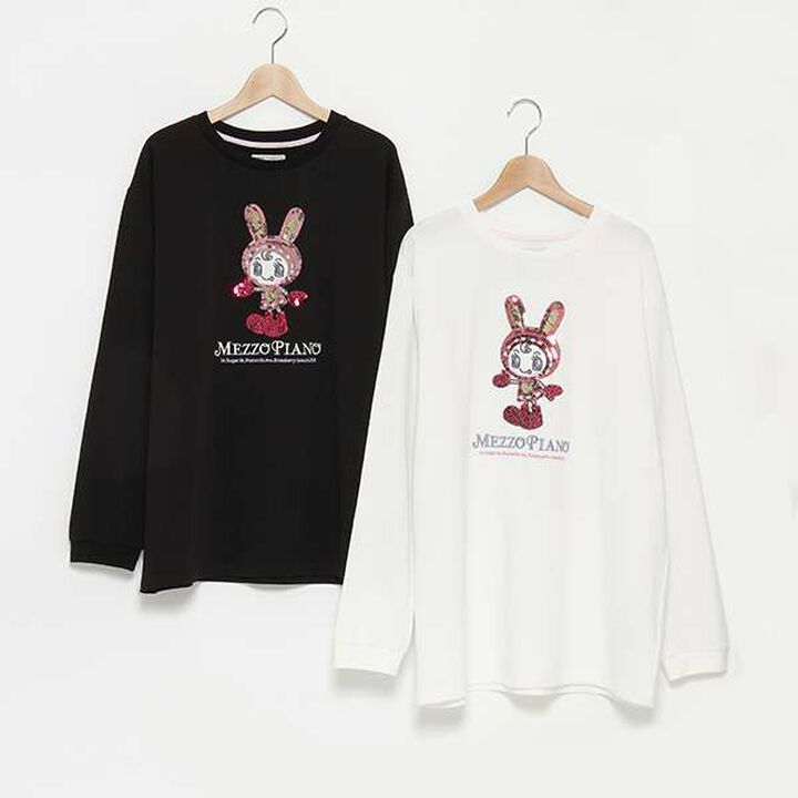 Berie-chan Sequin T-Shirt,White, medium image number 11