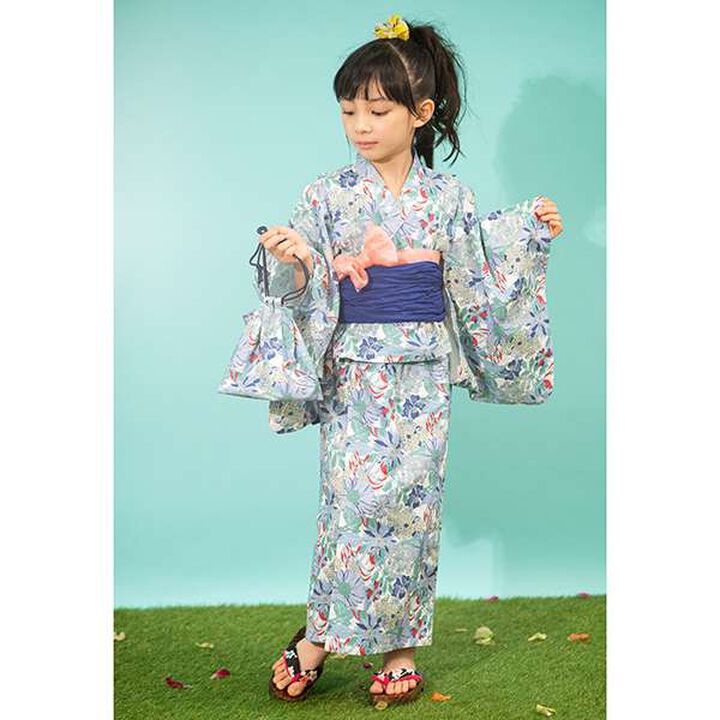 Angelica Garla Yukata Set,Blue, medium image number 0