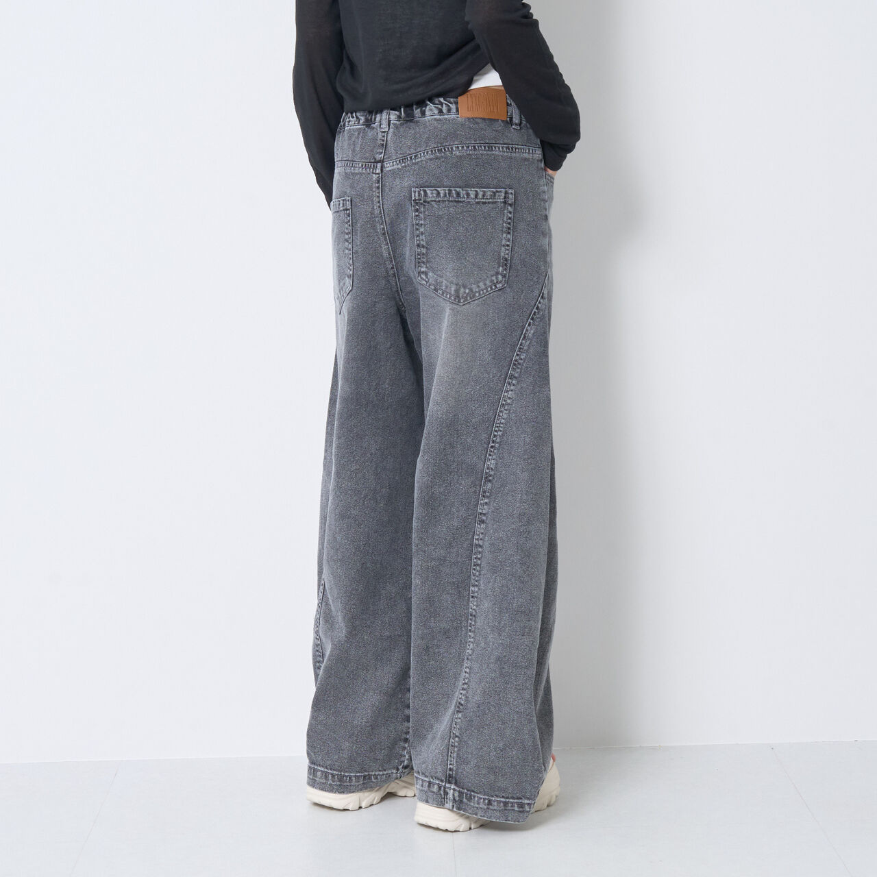 [LTXC / Cool Touch] Balloon Denim Pants,Gray, large image number 13