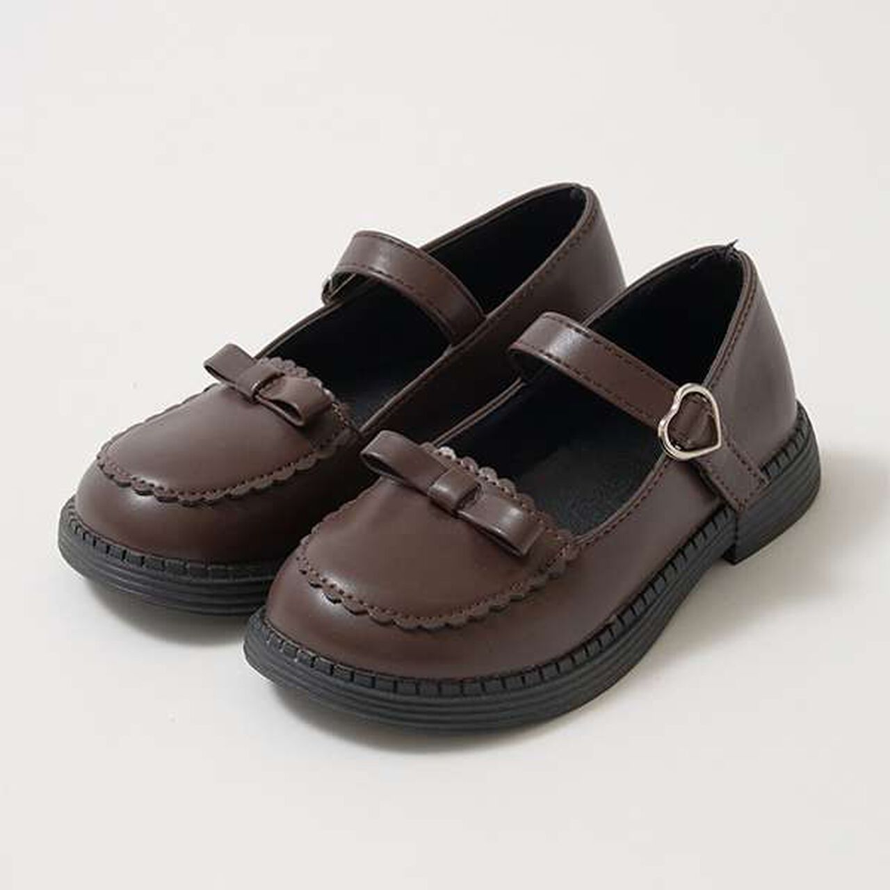 Ribbon Strap Shoes,Black, large image number 3