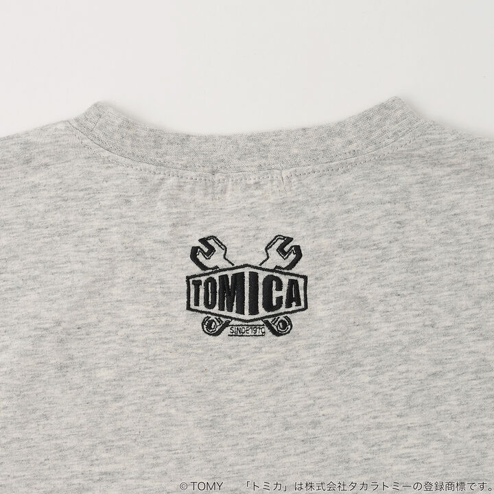 [TOMICA] Stain Resistant Quick-Dry UV Kaiteki Tenjiku Color-Blocked T-Shirt,Pearl white, medium image number 9