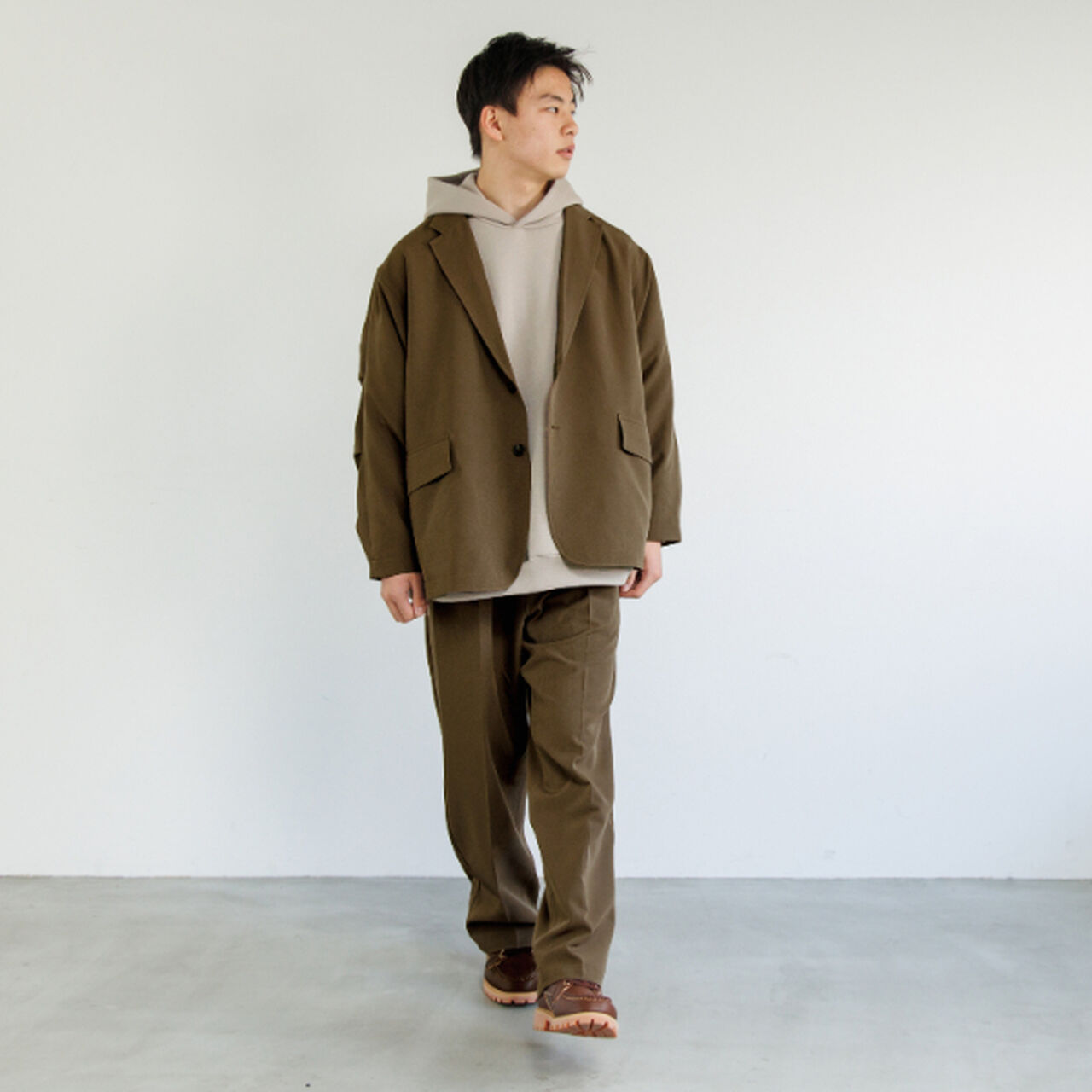 [Set Up Compatible] Utility Tailored Jacket,Navy, large image number 9