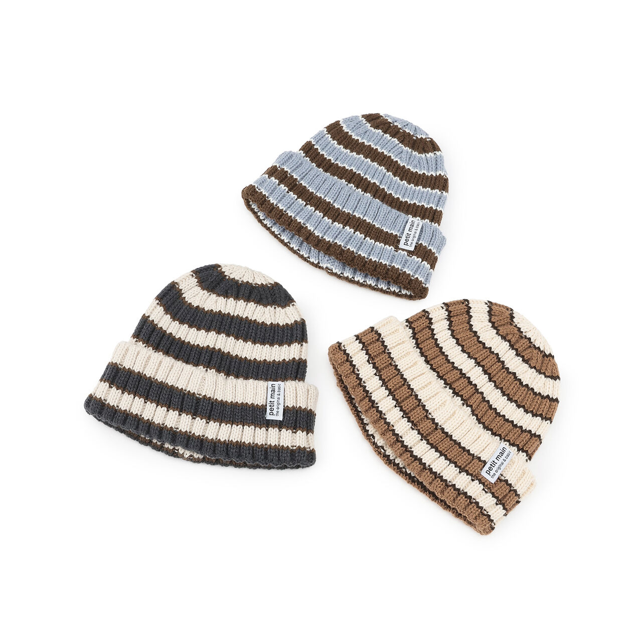 Striped Beanie,Sax blue, large image number 7