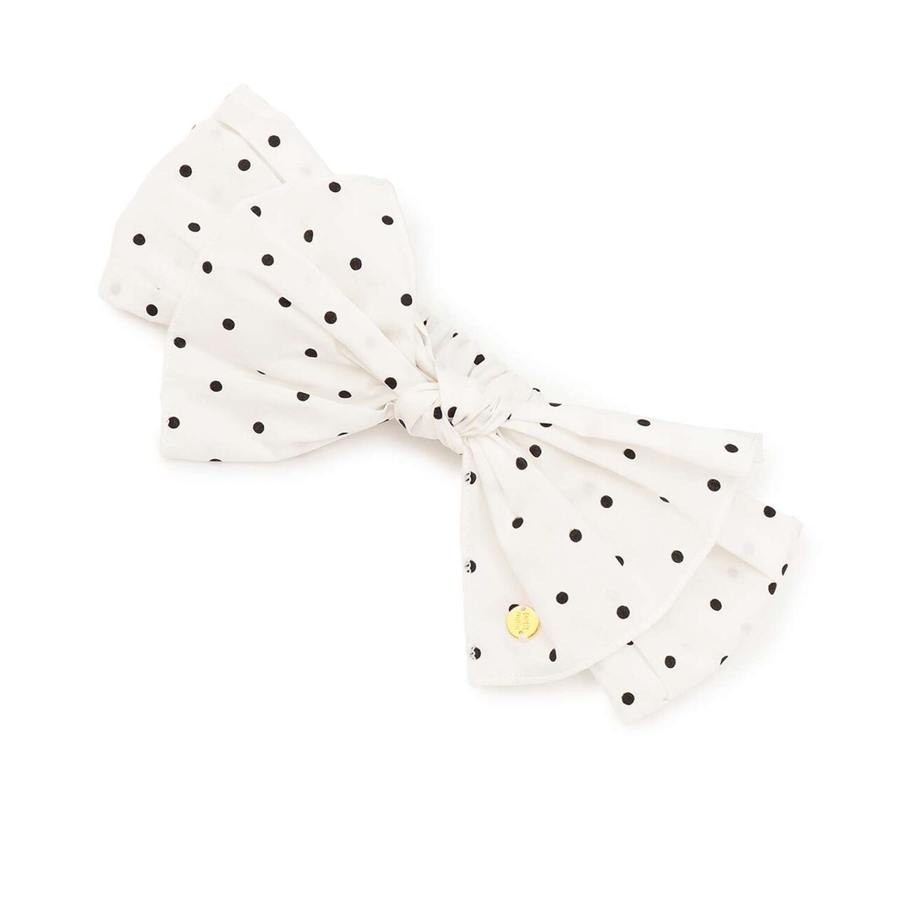 Polka Dot Headband,Navy, large image number 2