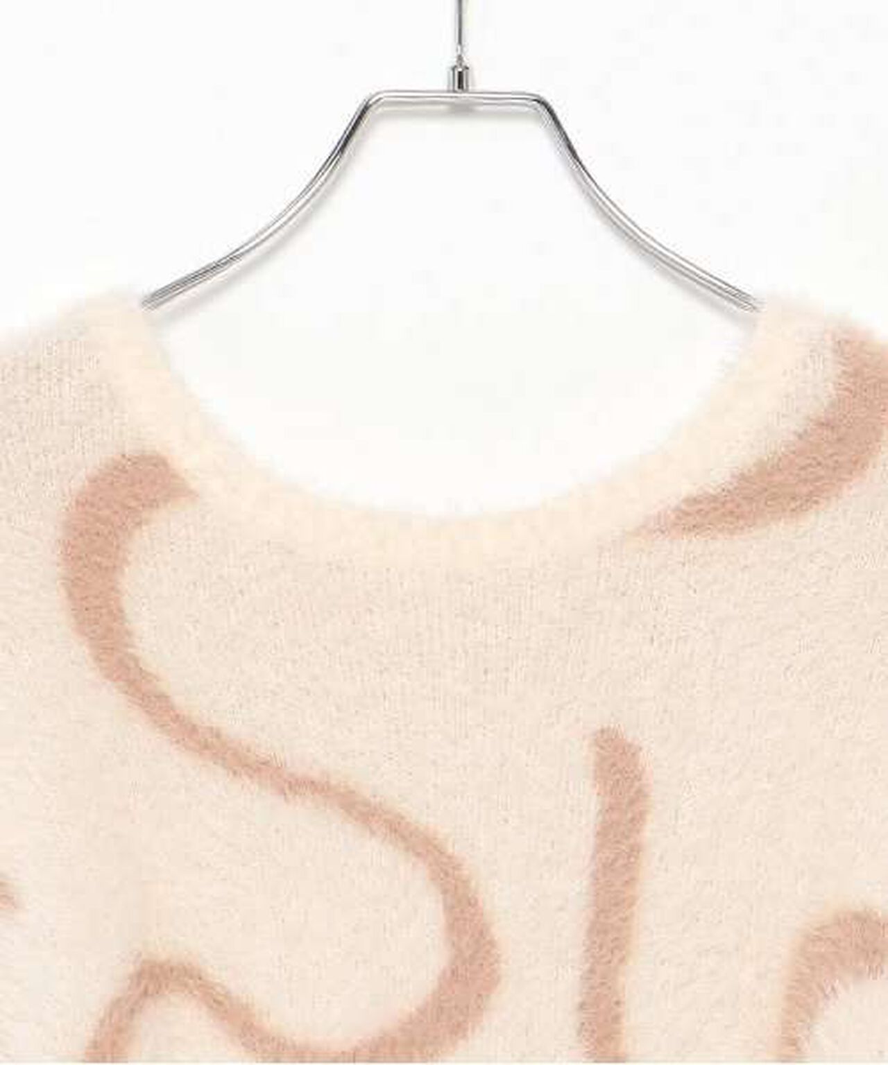 Shaggy Nuance Cardigan,Ivory, large image number 6