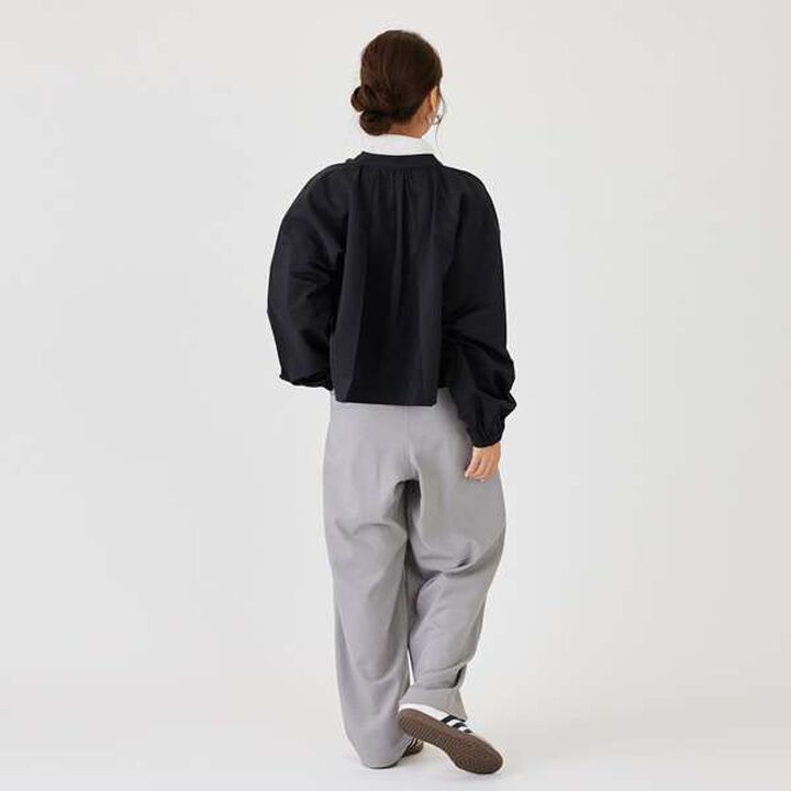 [LADIES] [AJUGA.] Tuck Pants (Adult Size),Black, medium image number 4