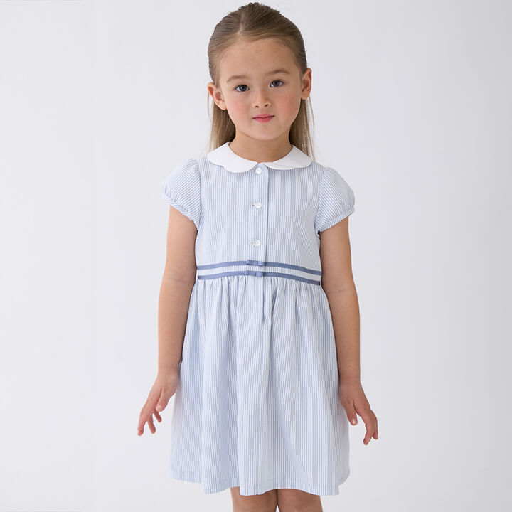 [WINDRY] Collar One-Piece Dress,Dark red, medium image number 1