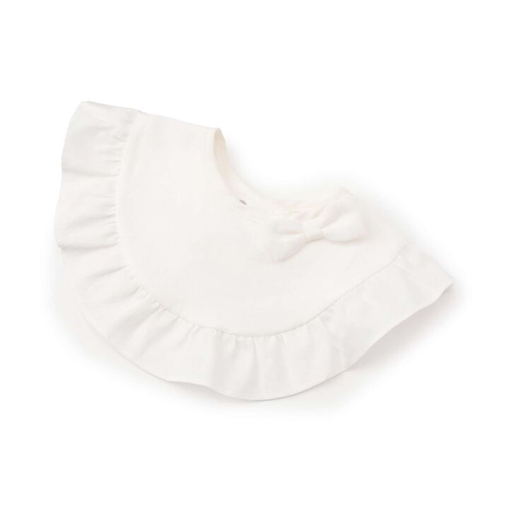 Big Frill Bib [Made in Japan],Off white, medium image number 0