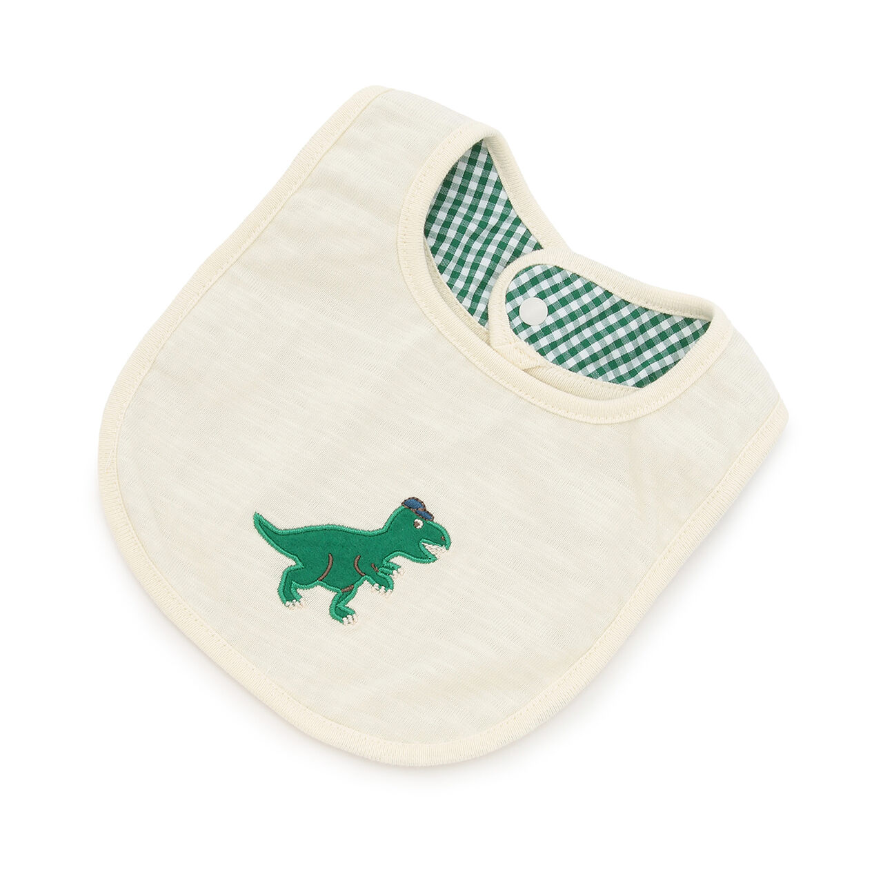 Embroidery Bib,Pearl white, large image number 0