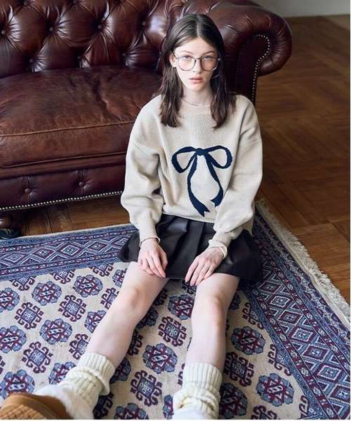 Assorted Jacquard Knitwear,Off white, medium image number 19