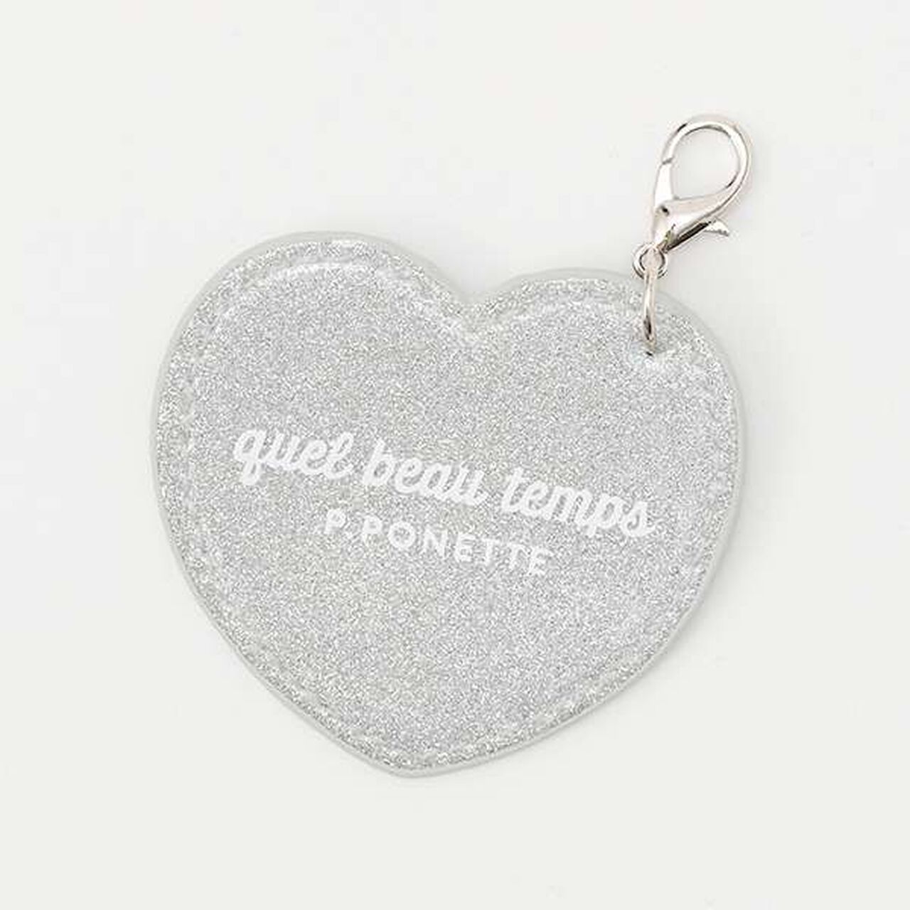 Casual Shoulder Bag with Charm,Black, large image number 3