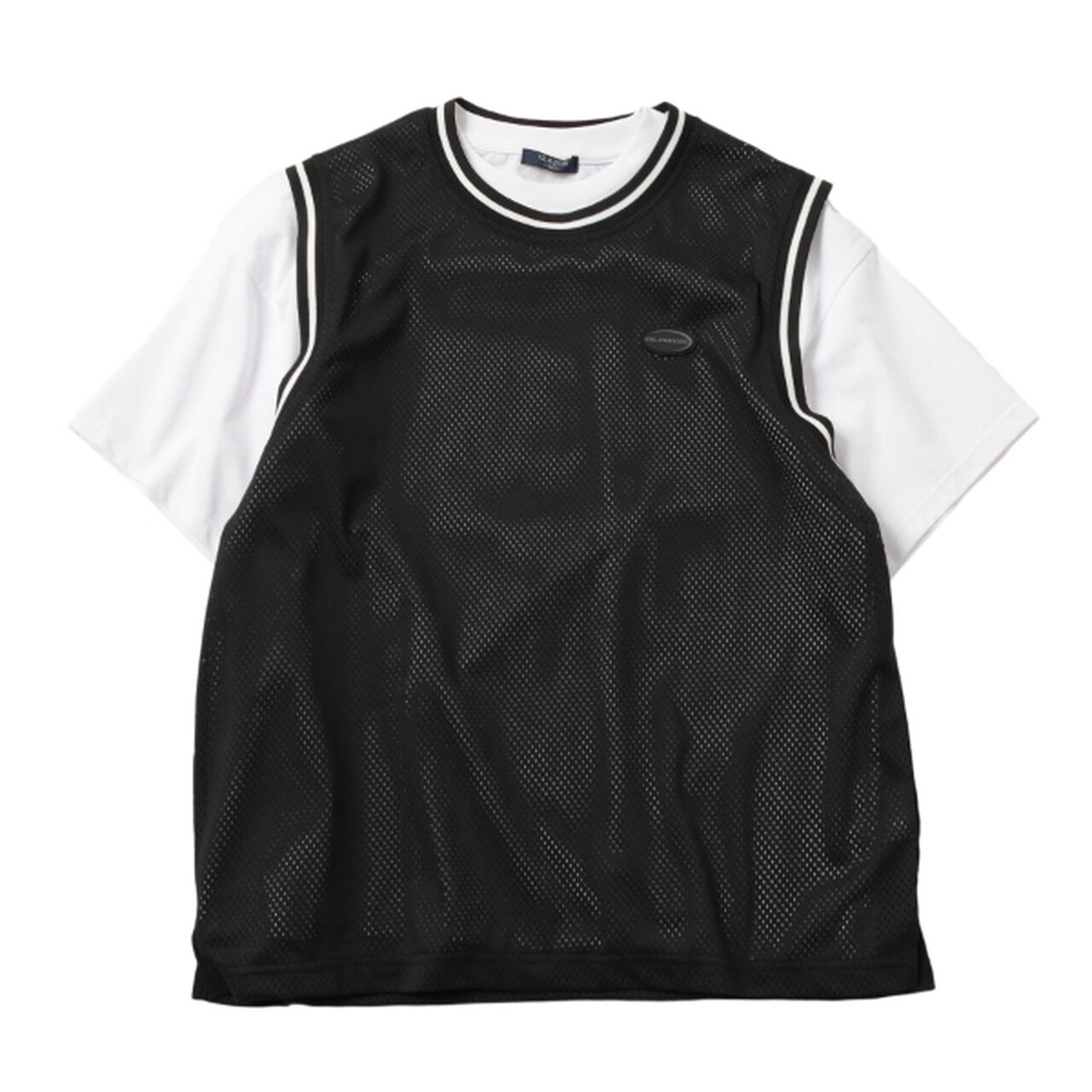 [Set Items] [Cool Touch] [Quick-Dry] [UV Protection] Mesh Tank Top T-Shirt,Black, large image number 8