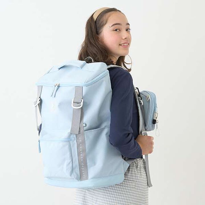 Square School Backpack,Light blue, medium image number 24