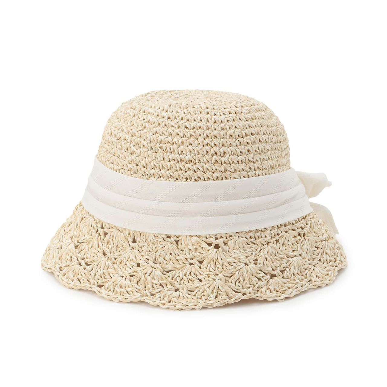 Ribbon Paper Hat [Cool Touch],White, large image number 0