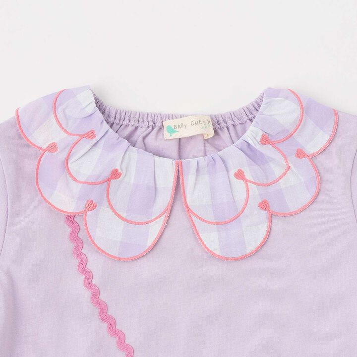 Butterfly Small Shoulder Bag T-Shirt,Lavender, medium image number 2