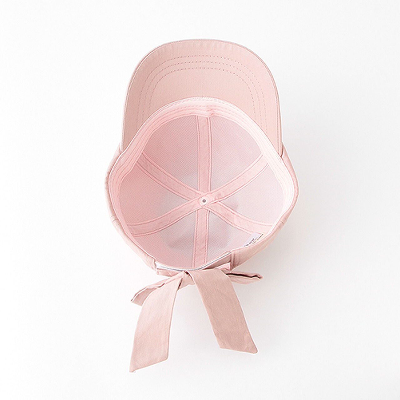 [Link] Back Ribbon Cap (Kids Size),Pearl white, large image number 2