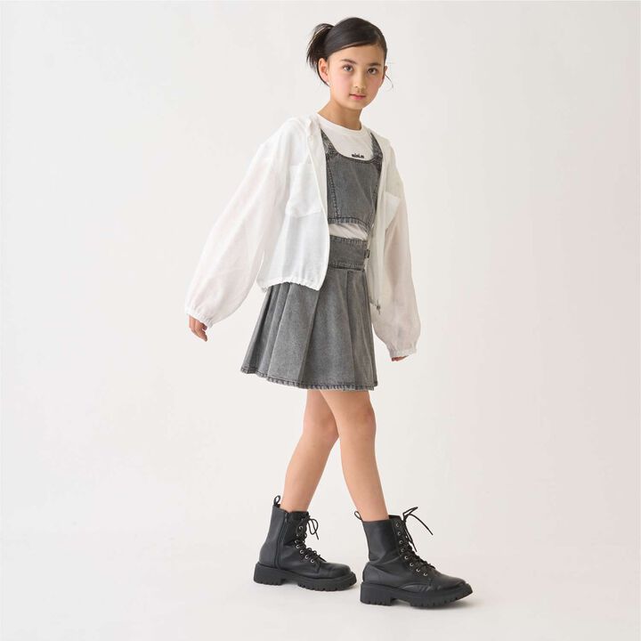 [Ready-to-Wear] Denim Bustier & Pleated Skirt Outfit Set,Blue, medium image number 12