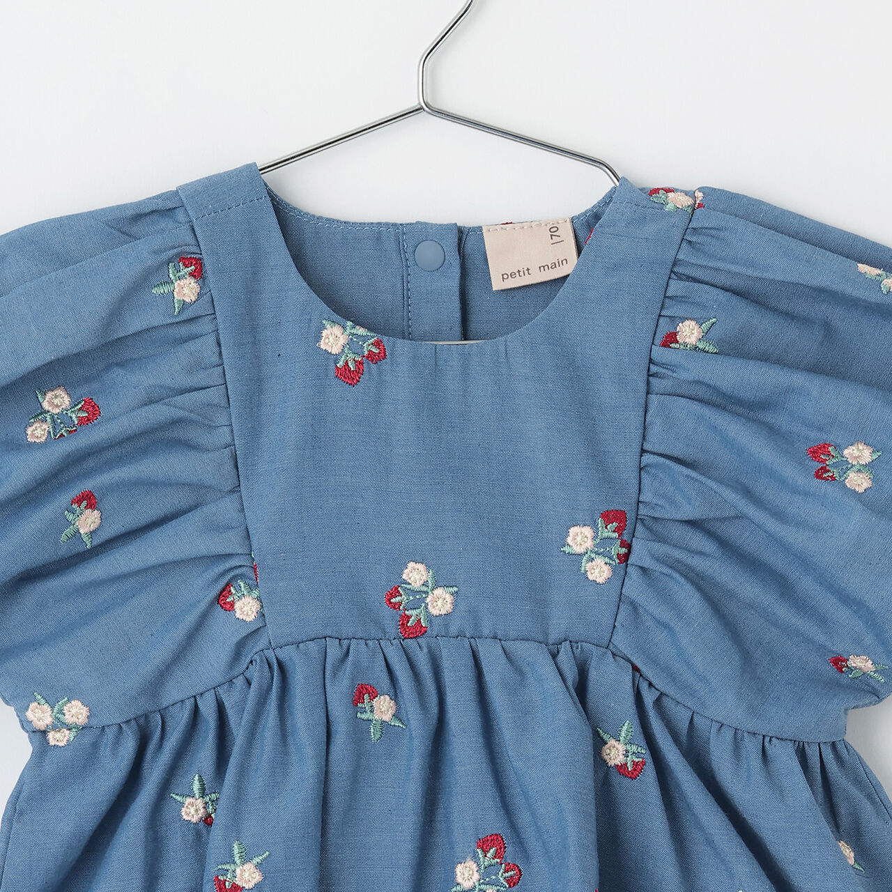 [Link] Strawberry Pattern Outfit Set,Navy, large image number 3