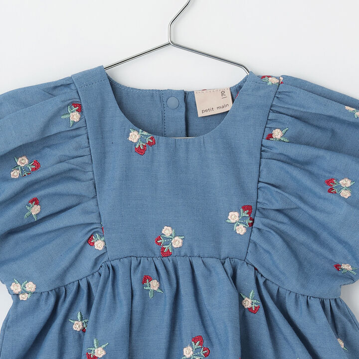 [Link] Strawberry Pattern Outfit Set,Navy, medium image number 3