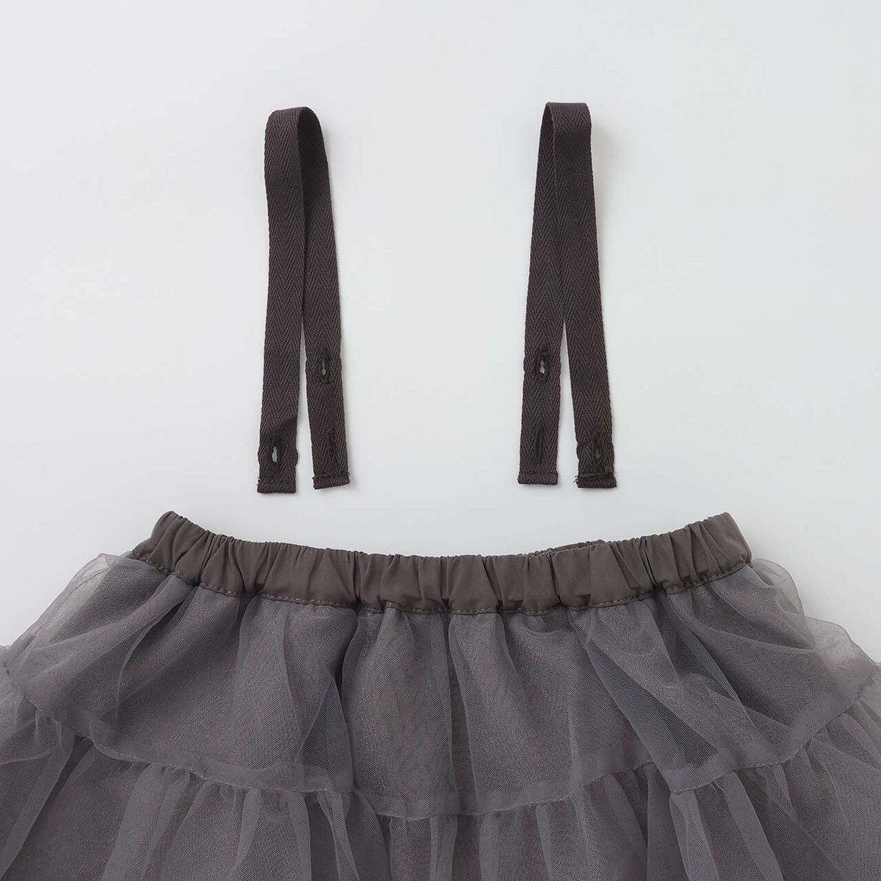 2WAY Tiered Skirt Convertible into Tunic,Charcoal gray, large image number 11