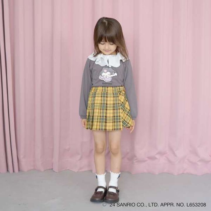 Sanrio Sheer Collared A-Line Print T-Shirt,Mint, medium image number 7