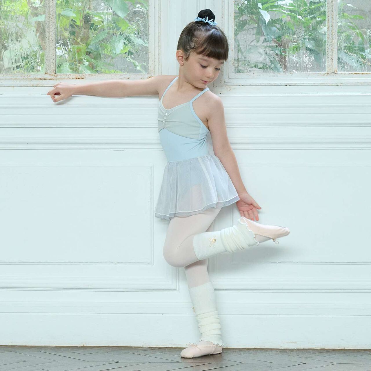 Ballet Tulle Leotard Set,Lavender, large image number 2