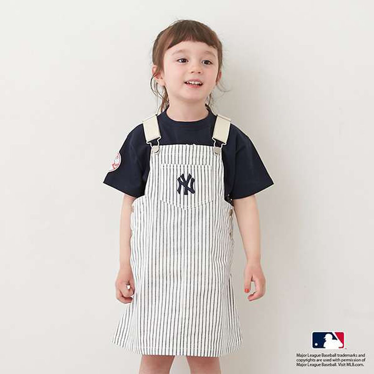 MLB Kids' Overall Skirt,Off white, large image number 8