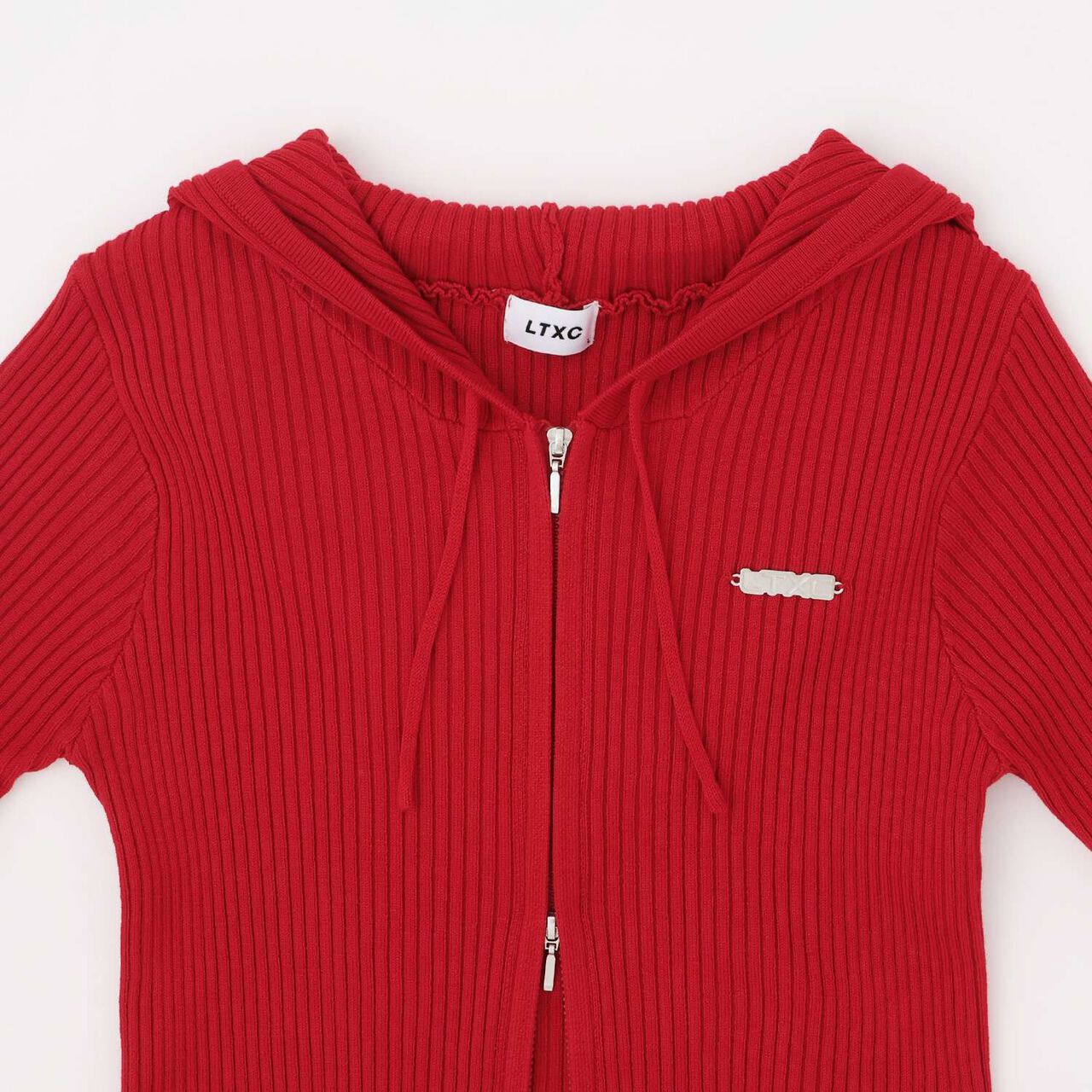 [LTXC] [Arael] Rib Zip Hoodie,Off white, large image number 13