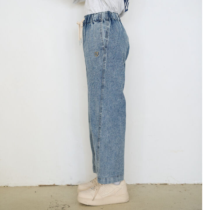 [ME DENIM] Stretch Quick-Dry Easy Pull-On Pants,Gray, medium image number 10