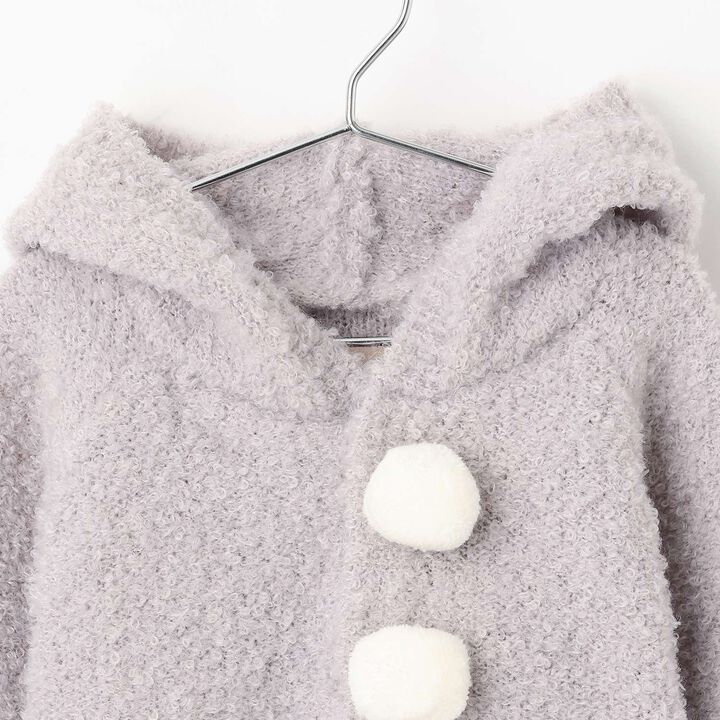 Cat Knit Cardigan,Black, medium image number 5