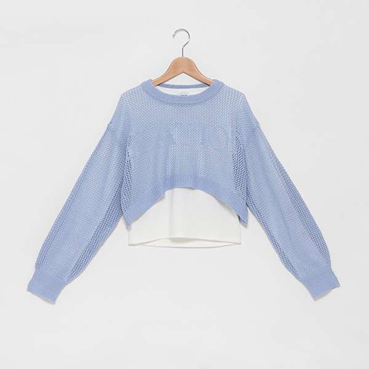 LTXC - Mesh Knit with Inner Layer,Black, large image number 7