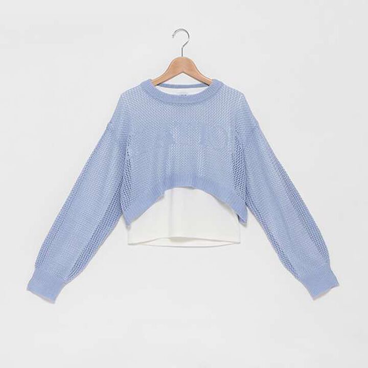 LTXC - Mesh Knit with Inner Layer,Black, medium image number 7