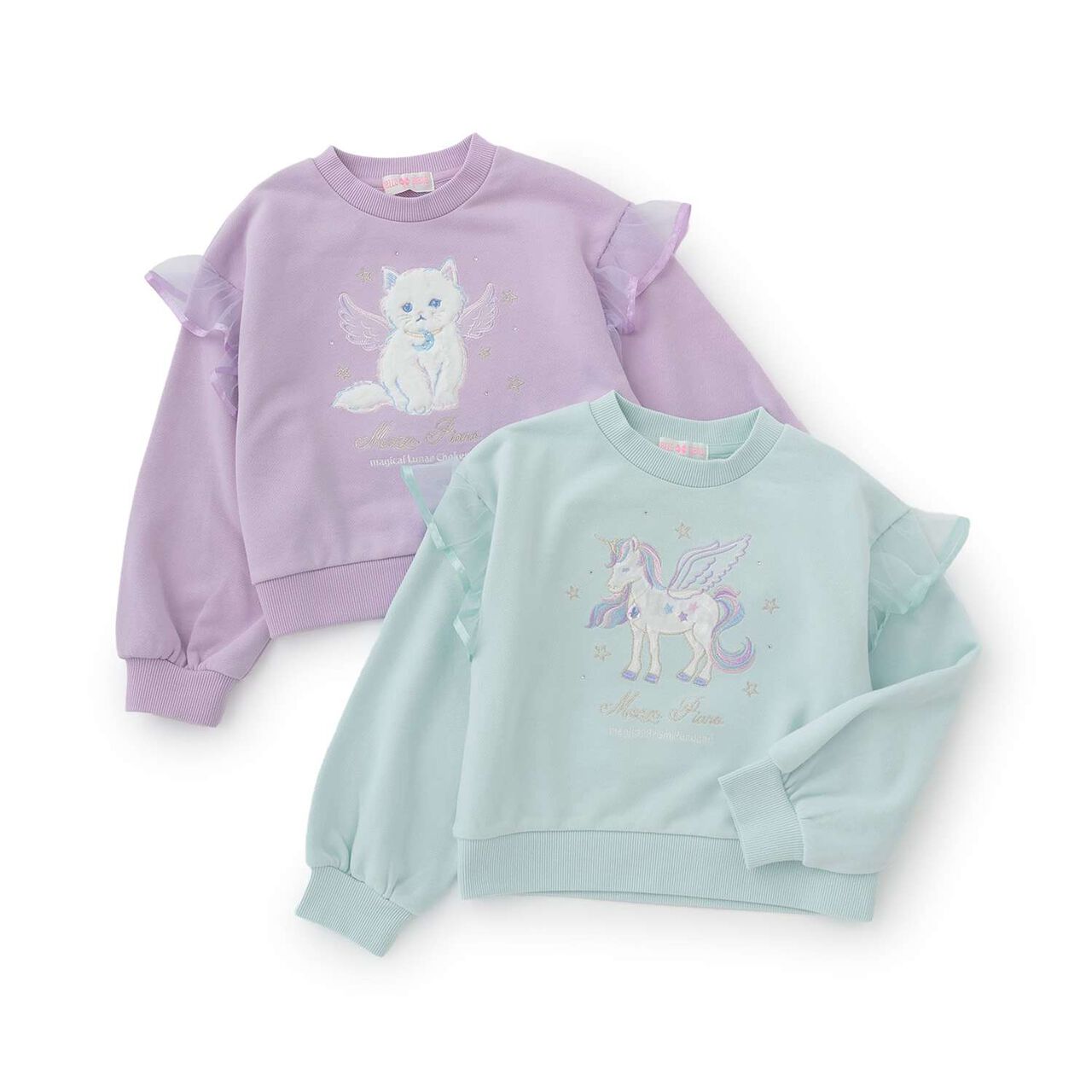 [Popular Item Restocked] [Not Available at Physical Stores] Angel Animal Sweatshirt,Lavender, large image number 9