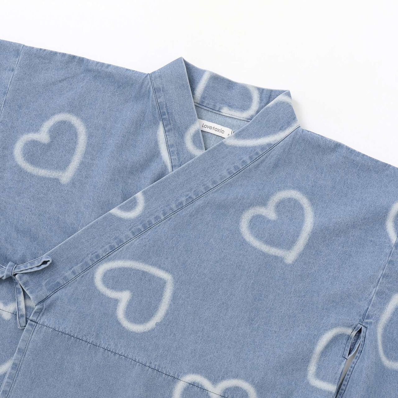 Denim Mini 2WAY Yukata,Navy, large image number 18