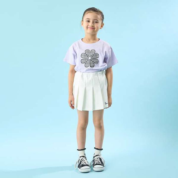 Pleated Skirt-Pants,Lavender, medium image number 2