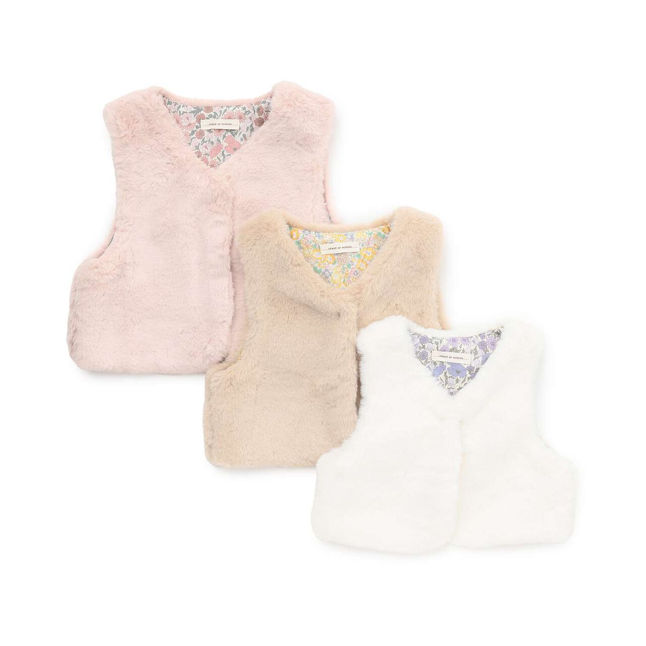 Liberty Fur Vest,Pink, large image number 8